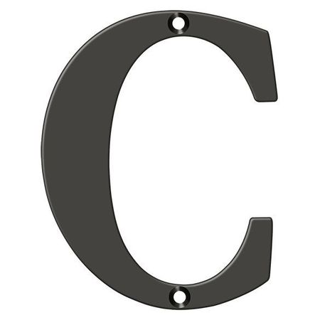 DELTANA Residential Letter C Oil Rubbed Bronze 4" RL4C-10B