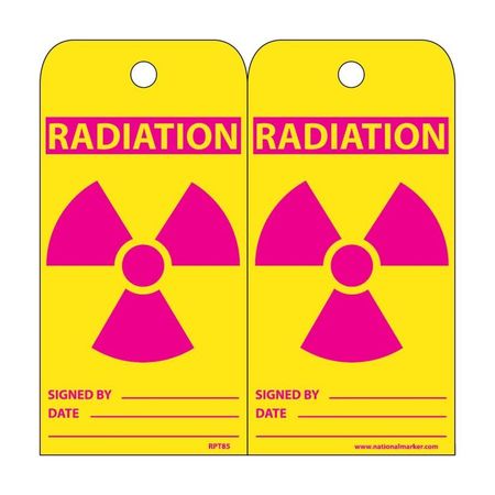 NMC Radiation Tag, Pk25 RPT85