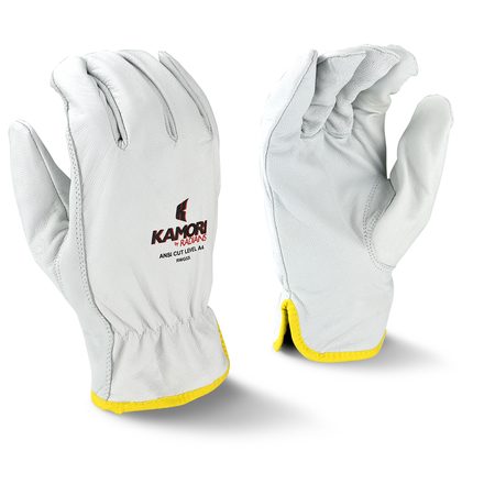 RADIANS Cut Resistant Gloves, A4 Cut Level, Uncoated, L, 1 PR RWG52TL