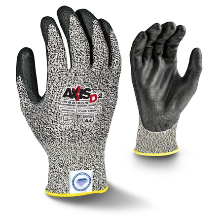 RADIANS Cut Resistant Coated Gloves, A4 Cut Level, Polyurethane, 2XL, 1 PR RWGD106XXL