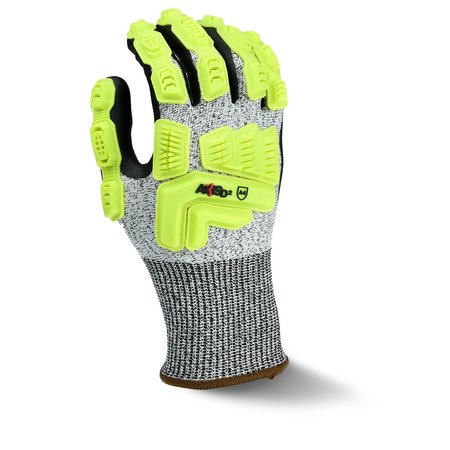 Radians Cut Resistant Coated Gloves, A4 Cut Level, Nitrile, S, 1 PR RWGD110S
