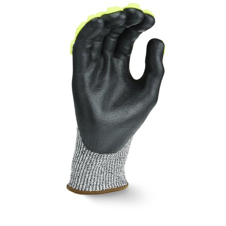 Radians Cut Resistant Coated Gloves, A4 Cut Level, Nitrile, S, 1 PR RWGD110S