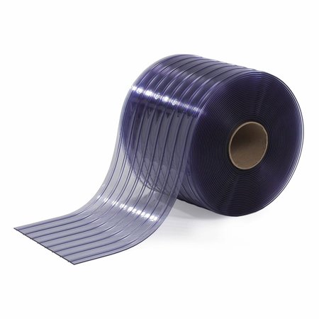 IDEAL WAREHOUSE INNOVATIONS Low Temp Ribbed PVC Roll, 8"x.072"x150Ft 14-1062