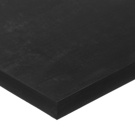 ZORO SELECT HS EPDM Rubber Sheet No Adhesive, 60A, 1/8"T x 36"W x 36"L BULK-RS-E60HT-17