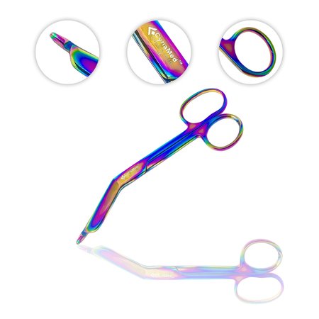 CYNAMED Lister Bandage Scissors, 5.5", Multicolo CYZR-906