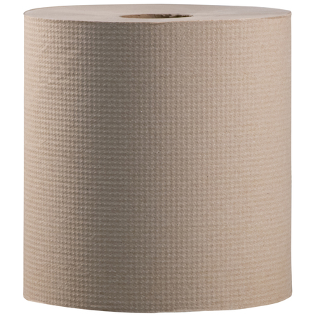 Simple Earth Hardwound Paper Towels, 1 Ply, Continuous Roll Sheets, 800 ft, Natural, 6 PK S1286