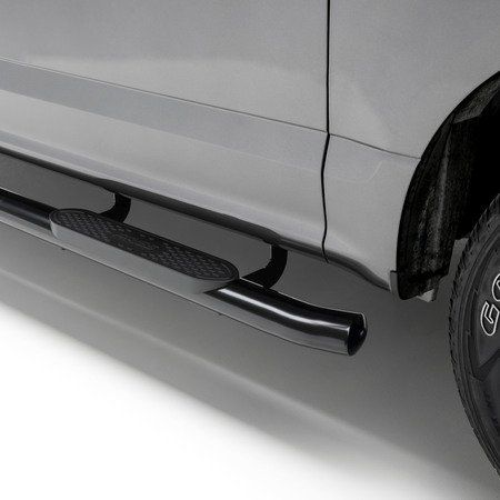 ARIES Oval Side Bars, Black Steel, 4", S224053 S224053