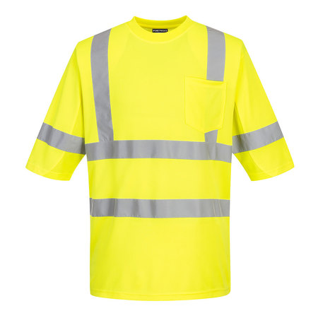 PORTWEST Class 3 Mesh Panel T-Shirt, S S397