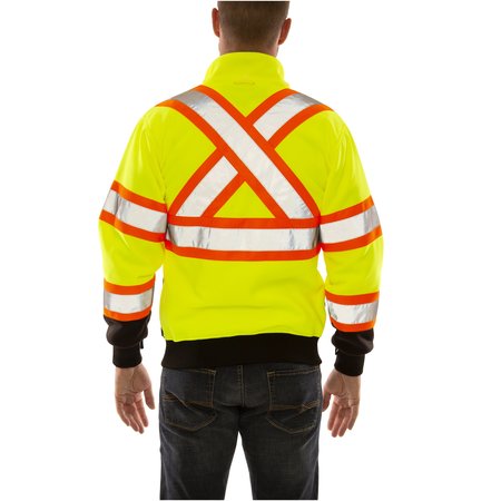 Tingley High Visibility Sweatshirt, M, Polyester S78122C