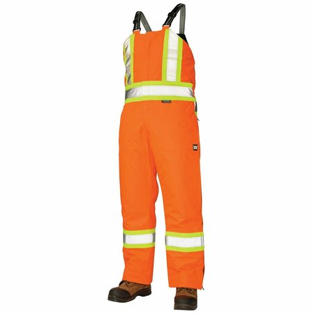 TOUGH DUCK Insulated Overall, Hi Vis, Orange, Large S79811-SLDOR-L