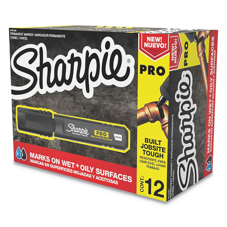 SHARPIE Markers, Chisel Tip, 12 PK 2018326