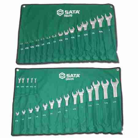 SATA Metric/SAE Combination Wrench Set, 38 Pc ST08416G