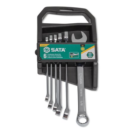 SATA SAE Combination Wrench Set, 6 Pc. ST09017G