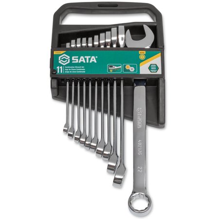 SATA Metric Combination Wrench Set, 11 Pc. ST09022G