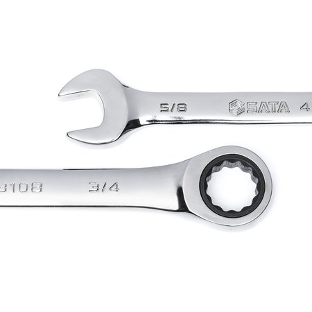 Sata SAE Combination Ratcheting Wrench Set, 7 ST09023SJ