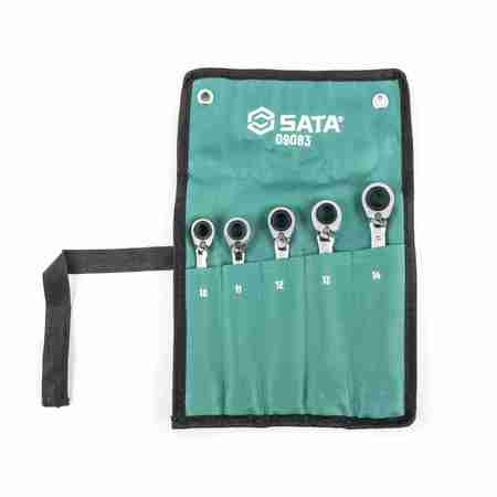 SATA Metric Reversible Ratcheting Wrench Set,  ST09083SJ