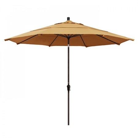 CALIFORNIA UMBRELLA Patio Umbrella, Octagon, 110.5" H, Sunbrella Fabric, Wheat 194061037553