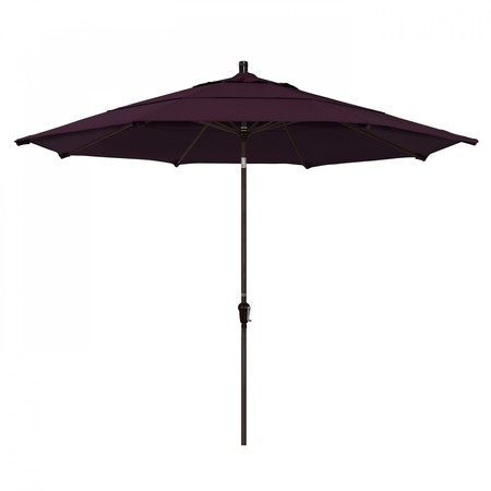 CALIFORNIA UMBRELLA Patio Umbrella, Octagon, 110.5" H, Pacifica Fabric, Purple 194061038208