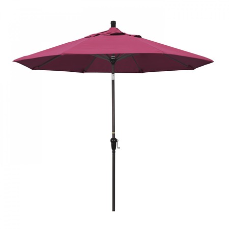 CALIFORNIA UMBRELLA Patio Umbrella, Octagon, 102.38" H, Sunbrella Fabric, Hot Pink 194061039243