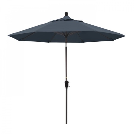 MARCH Patio Umbrella, Octagon, 102.38" H, Pacifica Fabric, Sapphire 194061039786