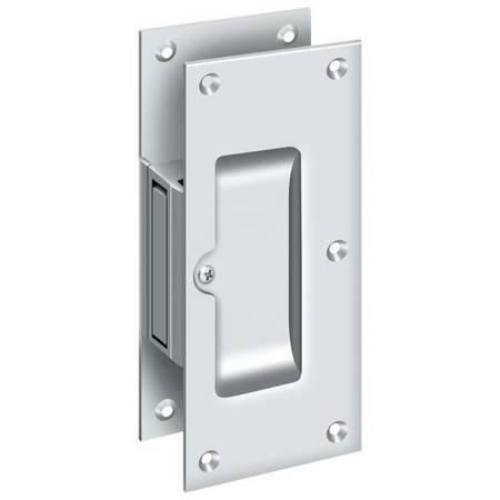 DELTANA Decorative Pocket Lock 6", Passage Bright Chrome SDP60U26