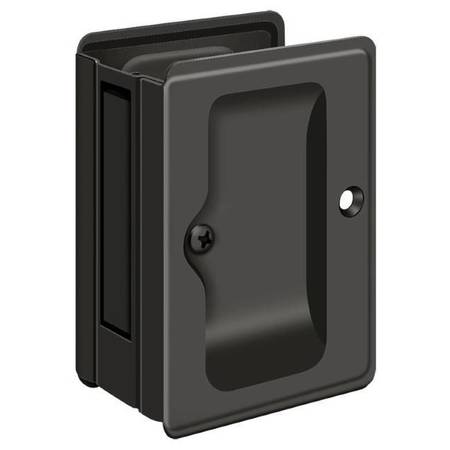 DELTANA Heavy Duty Pocket Lock, Adjustable, 3-1/4" X 2 1/4" Passage Orb SDPA325U10B