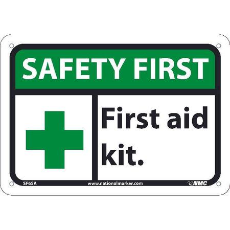 NMC Safety First Aid Kit Sign, SF65A SF65A