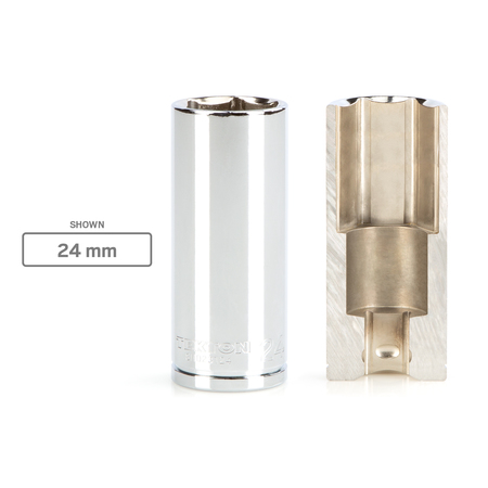 Tekton 1/2 Inch Drive x 15 mm Deep 6-Point Socket SHD23115