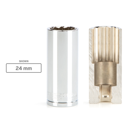 Tekton 1/2 Inch Drive x 11 mm Deep 12-Point Socket SHD23311