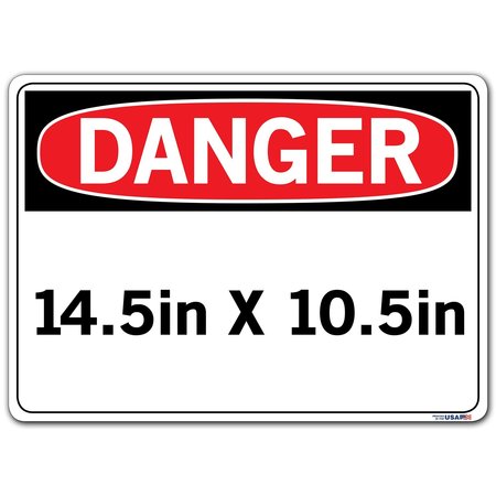 Vestil Vinyl Label Sign, 10-1/2" H, 14-1/2" W, Vinyl Label, Rectangle, English, SI-D-21-C-LB-011 SI-D-21-C-LB-011