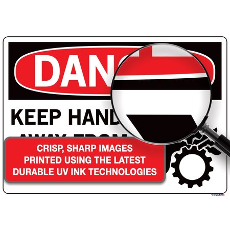 Vestil Vinyl Label Sign, 12-1/2" Height, 18-1/2" Width, Vinyl Label, Rectangle, English SI-D-28-D-LB-011