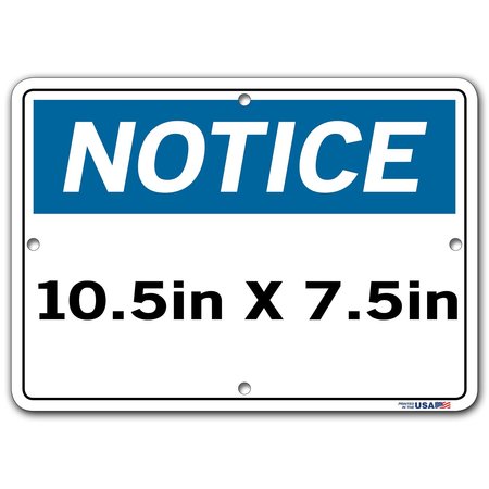 Vestil Polystyrene Sign, 7-1/2" Height, 10-1/2" Width, Polystyrene, Rectangle, Spanish SI-N-02-A-PS-040-S