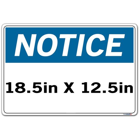 Vestil Vinyl Label Sign, 10-1/2" H, 14-1/2" W, Vinyl Label, Rectangle, English, SI-N-48-C-LB-011 SI-N-48-C-LB-011