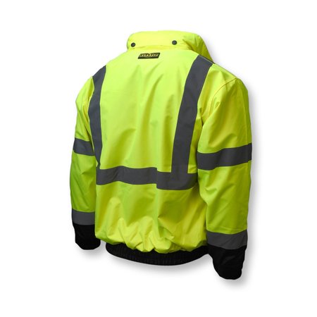 Radians Radians SJ210B Three-in-One Deluxe High Visibility Bomber Jacket SJ210B-3ZGS-M