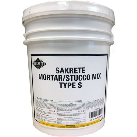 Sakrete Mortar-Stucco Mix Type S - 50 lb. Pail 120023