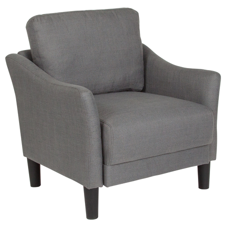 FLASH FURNITURE Asti Upholstered Chair, Dark Gray Fabric SL-SF915-1-DGY-F-GG
