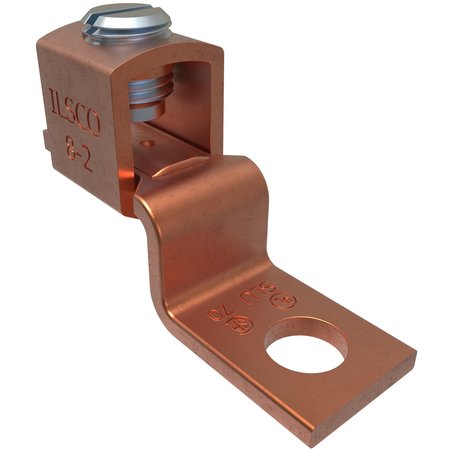 Copper Mechanical Lug Offset,Cond,PK12 -  ILSCO, SLU-70-EC