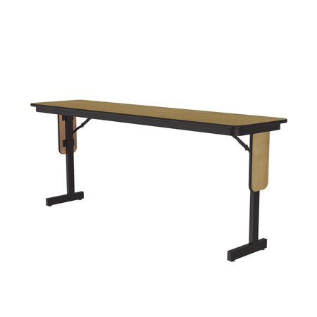 CORRELL Rectangle Panel Leg Folding Seminar Training Table, 18" W, 96" L, 29" H, High Pressure Laminate Top SP1896PX-16