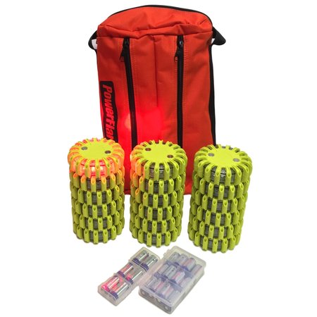 POWERFLARE Softpack, 18, Red Lt, Ylw Shell SP18-R-Y