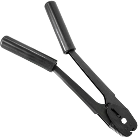 PARTNERS BRAND Single Notch Steel Strapping Sealer, 5/8", Black, 1/Case SST11258