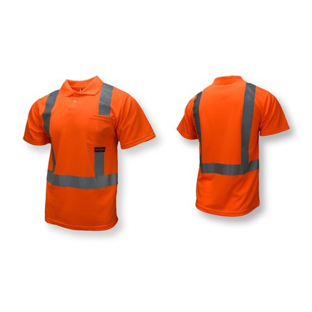 Radians Radians ST12 Class 2 High Visibility Safety Short Sleeve Polo ST12-2POS-M