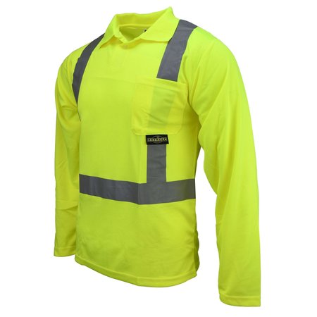 RADIANS Radians ST22 Class 2 High Visibility Safety Long Sleeve Polo ST22-2PGS-2X