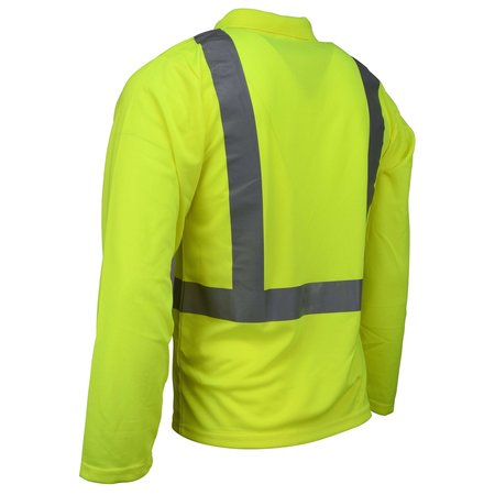 Radians Radians ST22 Class 2 High Visibility Safety Long Sleeve Polo ST22-2PGS-L