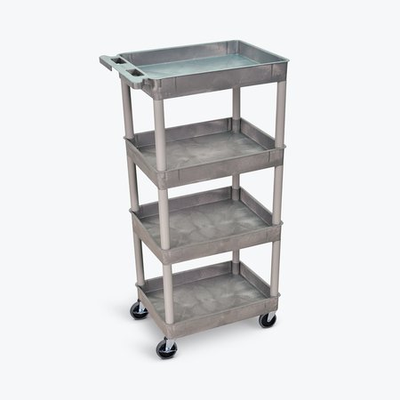 LUXOR Small Tub Cart, Four Shelves STC1111-G