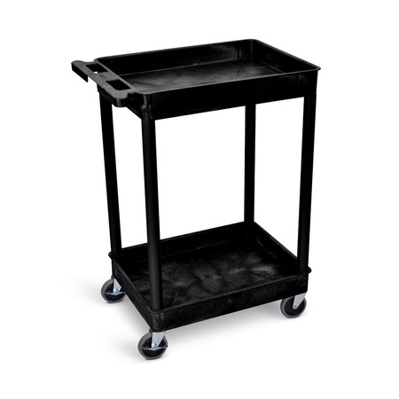 Luxor Small Tub Cart, Two Shelves STC11-B