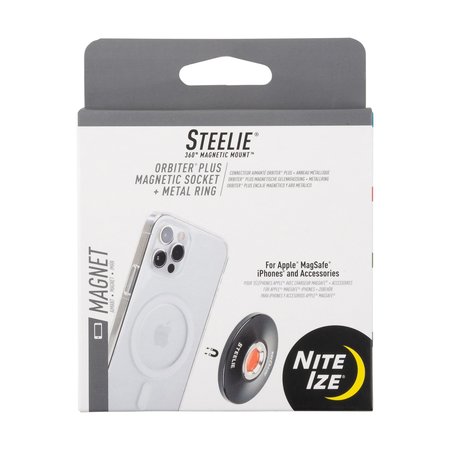 NITE IZE Magnetic Socket, Metal Ring STOMS-01-R8