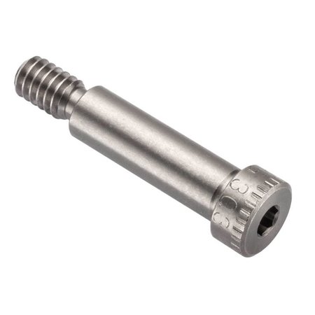 Self-Locking Shoulder Screws, 3A Thr Sz, 7/16 Thr Lg, 1-1/4 In Shoulder Lg, 18-8 Stainless Steel