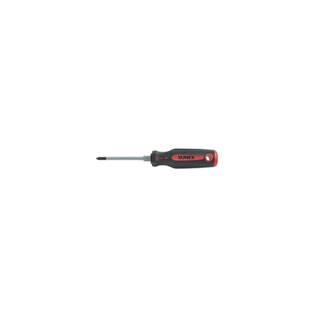 SUNEX Screwdriver, No. 1 x 3", Bolster 11P1X3H