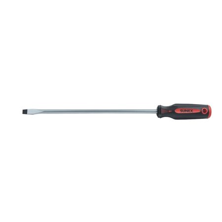 SUNEX Slotted Screwdriver, 3/8" x 12" 11S6X12