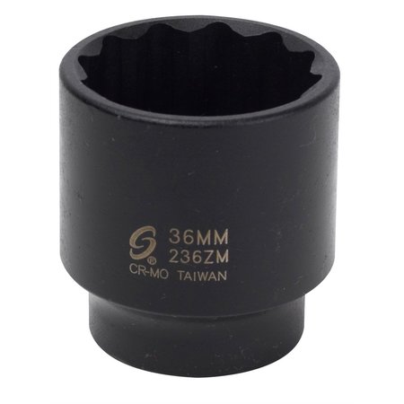 SUNEX 1/2" Drive Impact Socket 12 236ZM